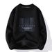 Men's Fleece Knit Sweater - Winter Warm Loose Fit Round Neck Long Sleeve Pullover_viptrois.com