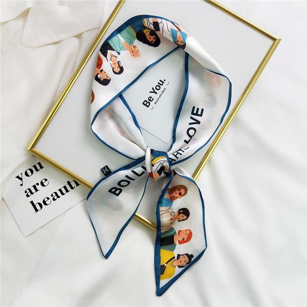 Silk Scarf Headband For Women - Korean Style French Ribbon Hair Accessory (Long Strip, Perfect For Tying Hair & Going Out, Celebrity Inspired)_viptrois.com