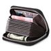 New First Layer Cowhide Zipper Business Card Credit Card Cover Organ RFID Anti-theft Brush Coin Purse_viptrois.com