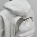 Pure Cross-Border 150kg Plus Size Spring New Hooded Sweatshirt With Backpack Design Men's Top Gray_viptrois.com