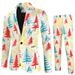 Men's Clothing Autumn And Winter Casual Suits 3D Printed Formal Suit Trousers Suits_viptrois.com