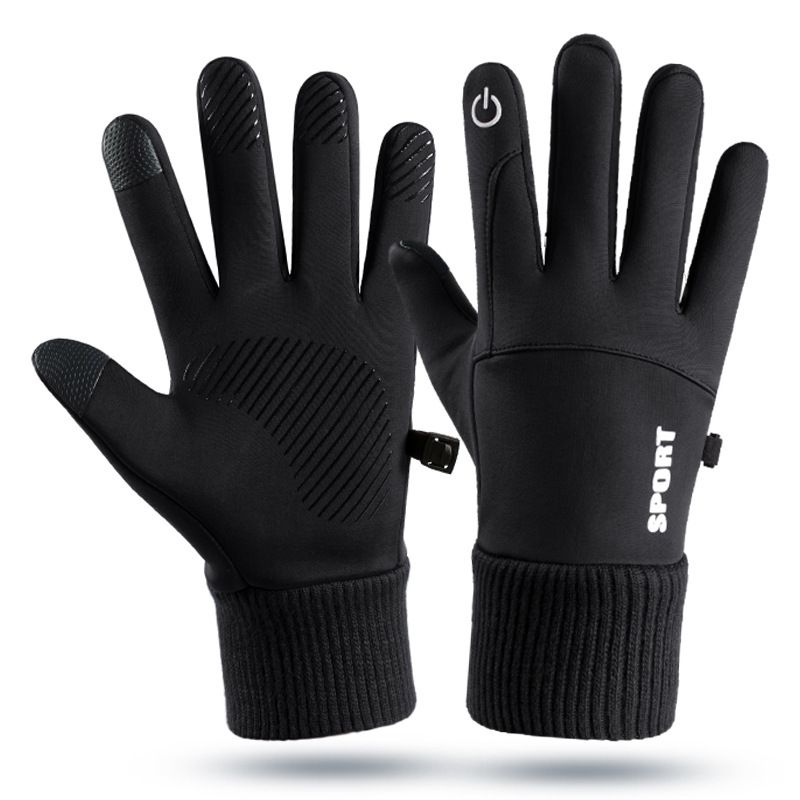 Unisex Outdoor Men's Winter Fleece Warm Touch Screen Non-slip Riding Mountaineering Skiing Waterproof Windproof Sports_viptrois.com