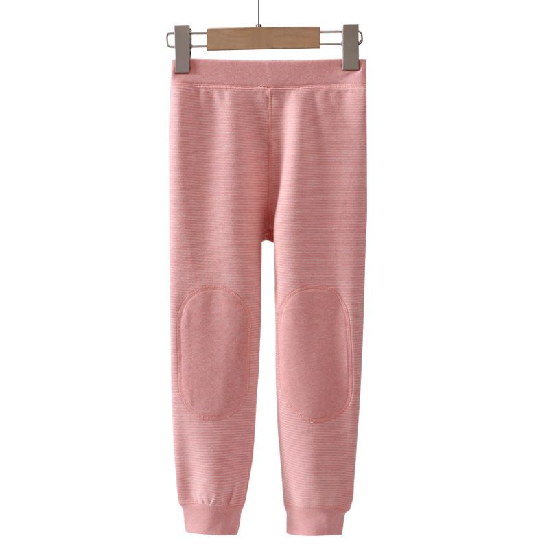 Children's Thermal Pants Double-sided Fleece Autumn And Winter Thick Long Johns For Boys And Girls Interlock Pants With Thread Inside_viptrois.com