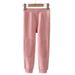 Children's Thermal Pants Double-sided Fleece Autumn And Winter Thick Long Johns For Boys And Girls Interlock Pants With Thread Inside_viptrois.com