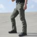 Outdoor Stretch Quick-Dry Men Thin Long Summer Tactical Breathable Waterproof Pants Ix7 Multi-Pocket_viptrois.com