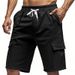 Men's Clothing American Style Sportswear Breathable Loose Fit Shorts Multi-Pocket Straight Leg Casual Jogging Mid Waist Summer Shorts_viptrois.com