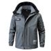 Men's Clothing Autumn And Winter Velvet Thickened Jacket Windproof And Waterproof, Outdoor Mountaineering, Cold Proof_viptrois.com