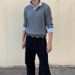 Pure Two-Piece Collar For Men Winter Korean Style Trendy Cable Knit Sweater High-End Inner Layer Knitted Base Shirt_viptrois.com