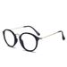 Women's Eyewear Frames Metal Round Frame Flat Glasses Anti Blue Light Glasses Internet Celebrity Student Glasses Frame Can Be Matched With Glasses_viptrois.com
