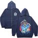 Hoodie Sweatshirt Gothic High Street Full Zipper Oversized Unisex Streetwear Y2 Jacket_viptrois.com