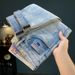 High-end Jeans Spring New Slim Fit Skinny Casual Long Light Blue Embroidered Versatile Trendy Men's Pants_viptrois.com