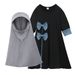 Kids’ Clothing Spring And Autumn Long Sleeve Round Neck Solid Color Bowknot Dress Headscarf 2 Piece_viptrois.com