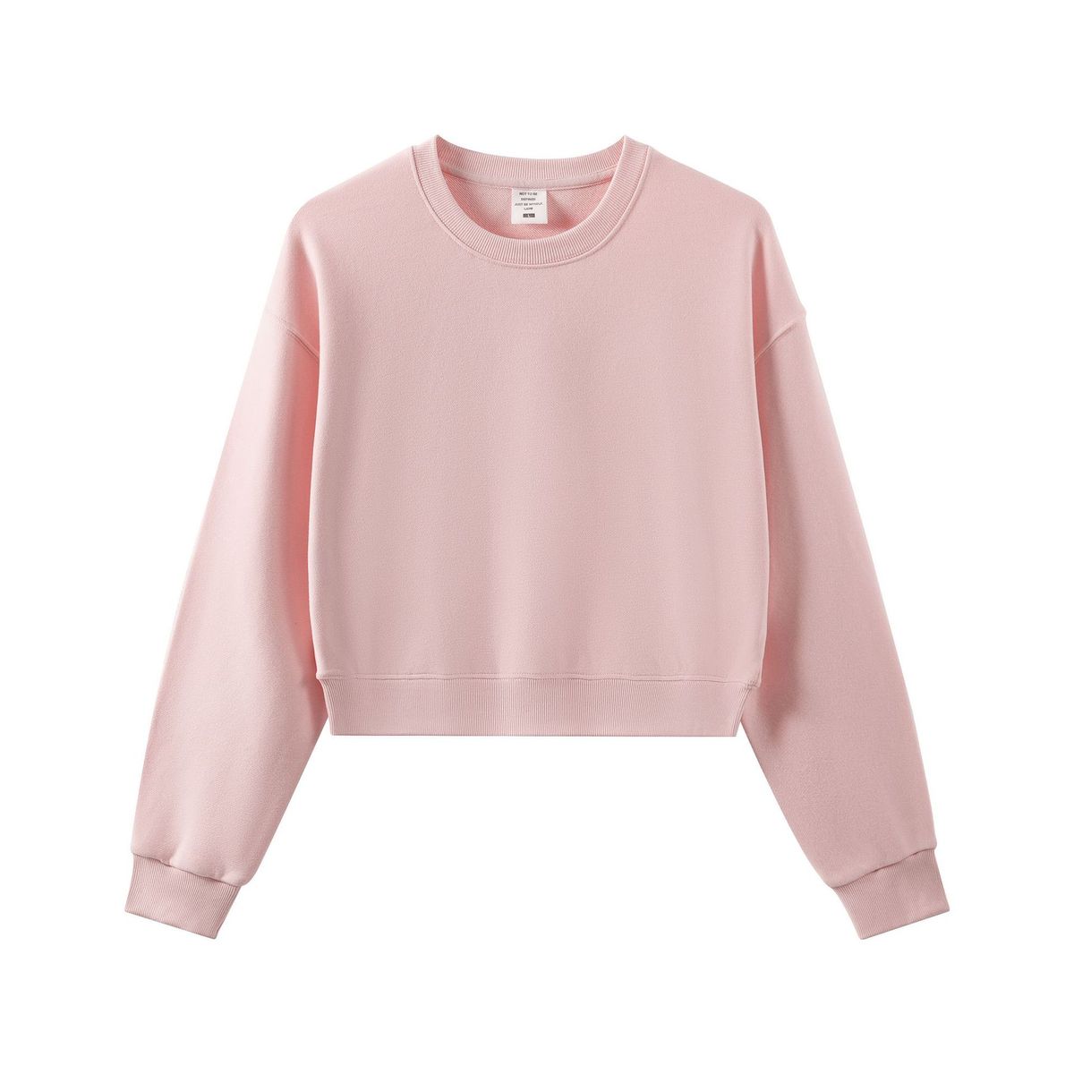 Women's Cropped Hooded Zipper Sweatshirt, Casual Loose Fit, Solid Color, Trendy Autumn/Winter Jacket_viptrois.com
