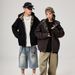 Men's Clothing New Fashion Trend Hooded Camouflage Lining Casual Loose Version Jacket For Men And Women, Wholesale Available_viptrois.com
