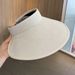 Large Brimmed For Women's Summer Outdoor Chinese Style Empty Top 2024 New Foldable Sun Protection Hat_viptrois.com