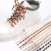 New Hiking LACES Round Thick Outdoor Shoes Boots Black And White Color Hiking Shoes Raised Lace Rope_viptrois.com