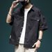 Summer Short-sleeve For Men, Brand, Loose Fit, Large Size, New Style Jacket, Trendy Workwear, Casual Versatile Shirt_viptrois.com