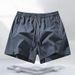 Men's Clothing Summer Shorts Three Quarter Pants Unisex Casual Sports Beach Pants Quick Drying Pants_viptrois.com