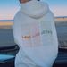 Men's Clothing letter fashion printed back collar plus velvet hooded sweatshirt _viptrois.com