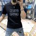 One Piece From The Source Factory Is Sent On Behalf Of The Summer 2024 New Letter Hot Stamping Men's Short Sleeves Versatile Round Neck Breathable T_viptrois.com