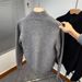 Men’s Mock Neck Knit Cardigan – Thickened Casual Pullover With Pockets (M-XXXL, Off-White/Grey/Black/Brown)_viptrois.com