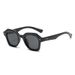 Men's Sunglasses Square Frame Personality Rice Nail Sunglasses Sun Protection Street Simple Unisex Sunglasses_viptrois.com