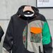 Designer Fashion Splicing Jacket Men's 2023 Autumn New Korean Version Loose Personality Hooded Trendy Men's Jacket_viptrois.com