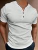 Men's Clothing Fashion Short Sleeve T Shirt Trendy V Neck Shirt_viptrois.com