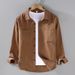 Workwear Shirt Jacket Men's Loose All Cotton Casual Spring Retro Pure Cotton Cardigan Shirt_viptrois.com