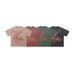 American Street Style Horse Riding Print Washed Vintage Short-sleeve T-shirt For Men And Women_viptrois.com