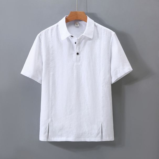 K Short Sleeved Shirt Men's Lightweight Breathable T-shirt Polo Shirt Casual Thin Top_viptrois.com