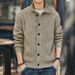 Green Deer American Retro Skin-Friendly Soft Casual Cardigan Sweater Men's Autumn Winter New Loose Knitted Jacket_viptrois.com