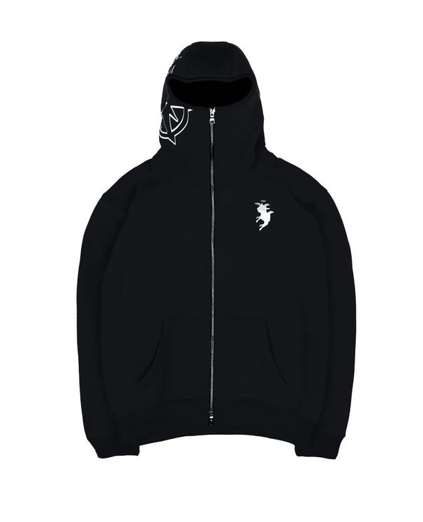 Men's Clothing New Loose Casual Sweatshirt Personality Portrait Cardigan Hooded Men And Women Retro Jacket Tops_viptrois.com