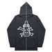 2024 Dark Butterfly Unisex Hoodie Gothic Couple Harajuku Oversized Zipper Sweatshirt_viptrois.com
