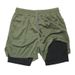 Men's Clothing 25 New Summer Lining Pocket Quick Drying Breathable Men's Shorts Training Running Shorts_viptrois.com
