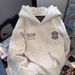 New Trendy Brand Heavy Hooded Sweater For Men And Women Autumn And Winter Piled Thickened Couple Hoodie Jacket Top_viptrois.com
