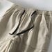 Loom Heavyweight! European And American Style 2024 Men's Spring Washed Twill Loose Wide-Leg Cargo Casual Pants_viptrois.com