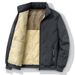 Graphene Cotton-padded Clothing Autumn Men's Jacket Fleece Thickened Lamb Wool Cotton-padded Clothing Large Size Stand-up Collar Cotton-padded Jacket_viptrois.com