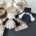 Kids' gloves Children's hand-holding gloves men and women's baby autumn and winter funny warm anti-freezing clothing finger gloves_viptrois.com