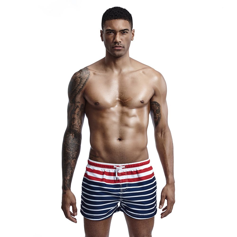 New product SEOBEAN men's trendy brand beach pants peach skin men's shorts surf trunks swimming trunks manufacturer wholesale_viptrois.com