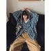 American Style Physical Sunscreen Textured Plaid 2026 New For Men And Women Summer Thin Couple Versatile T-Shirt_viptrois.com