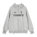 Irregular Half-Zip Design Let Embroidery Hooded Sweatshirt Men Women, Trendy American Style Hoodie For Autumn And_viptrois.com