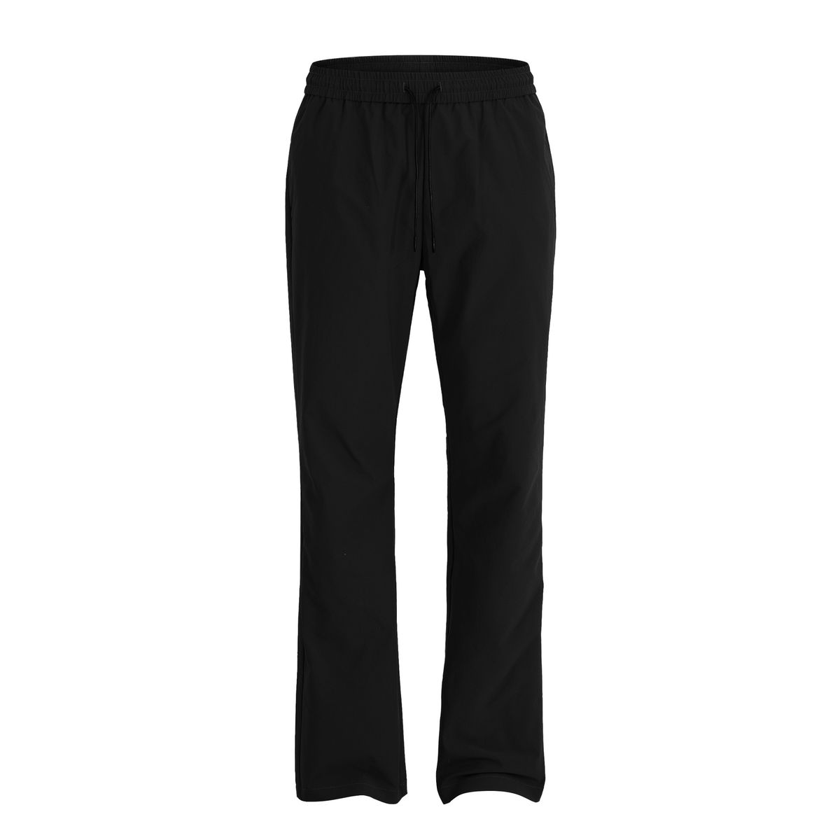 Men's Bootcut Cooling Summer Pants – Breathable Polyester Casual Trousers (Light Gray/Dark Gray/Black)_viptrois.com