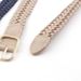 Women Braided Belts New Hand Woven Women's Square Buckle Belt Fashion Versatile Decorative Woolen Coat Jeans Belt For Women_viptrois.com