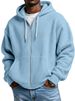 Men's Hooded Zipper 3D Printed Men's Double Hood Sweater_viptrois.com
