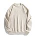 Monochrome Man- 400G Suede Solid Color Sweatshirt Men Spring New American Retro Pullover Couple Hoodie Available For Second Wear_viptrois.com