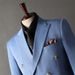 Men's Clothing Three Piece Groomsmen Double Breasted Suit Set 3-Piece Wedding Groom Tuxedo Formal Business Blazer & Pants Slim Fit Stretch Comfortable_viptrois.com