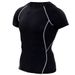 Men's Clothing New Sports Running T-shirt Round Neck Tights Fitness Short Sleeve Men Quick Dry Moisture Wicking Elastic_viptrois.com