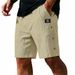 Men’s Summer Side-Button Shorts – Loose Fit Casual 5-Inch Outseam Breathable Quick-Dry Outdoor Walking Beach Gym Short Pants_viptrois.com