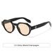 Men's Sunglasses High End And Handsome, Women's UV Protection, Retro Round Frame, Personalized Sword Shaped Rice Nails,_viptrois.com